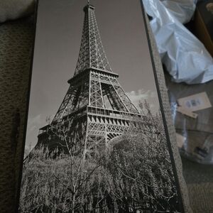 Monochrome Eiffel Tower Wall Art